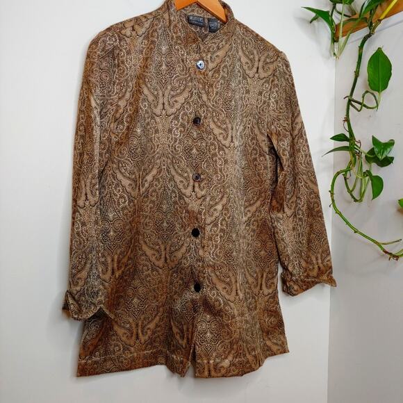 Additions By Chico’s Fancy Taurus Jacket, M/8 NWT - Picture 1 of 11